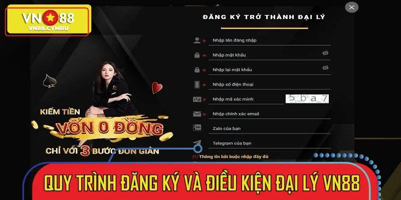 Gia nhập mạng lưới đại lý tại nền tảng VN88 cực dễ dàng