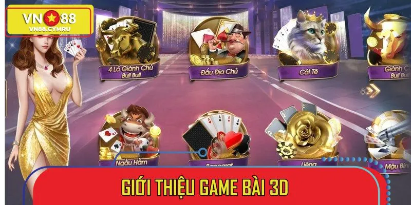 Sức hút của game bài 3D đã chinh phục hàng triệu người chơi