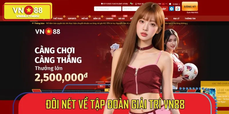 VN88 là nhà cái uy tín, sở hữu hàng triệu lượt truy cập